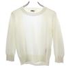 Made In Italy 7 Minutes Sleeve Back Open Cut S White Women Used