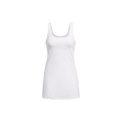 Solid Color Breathable Comfortable Sleeveless Dress Women Dresses White 1384053-100