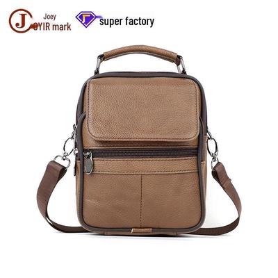 Lässige Herren Umhängetasche aus echtem Leder - Sportlich, Trendy, Rindsleder Rucksack für Pendler