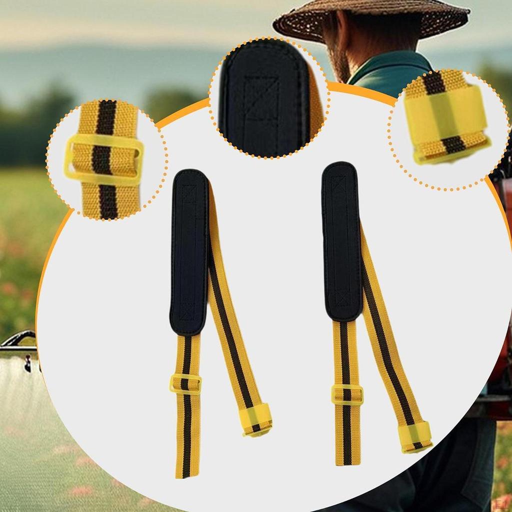 Backpack Sprayer Shoulder Straps 2 Pack Belts Padded Non Deformed Adjustable Replacement for Manual