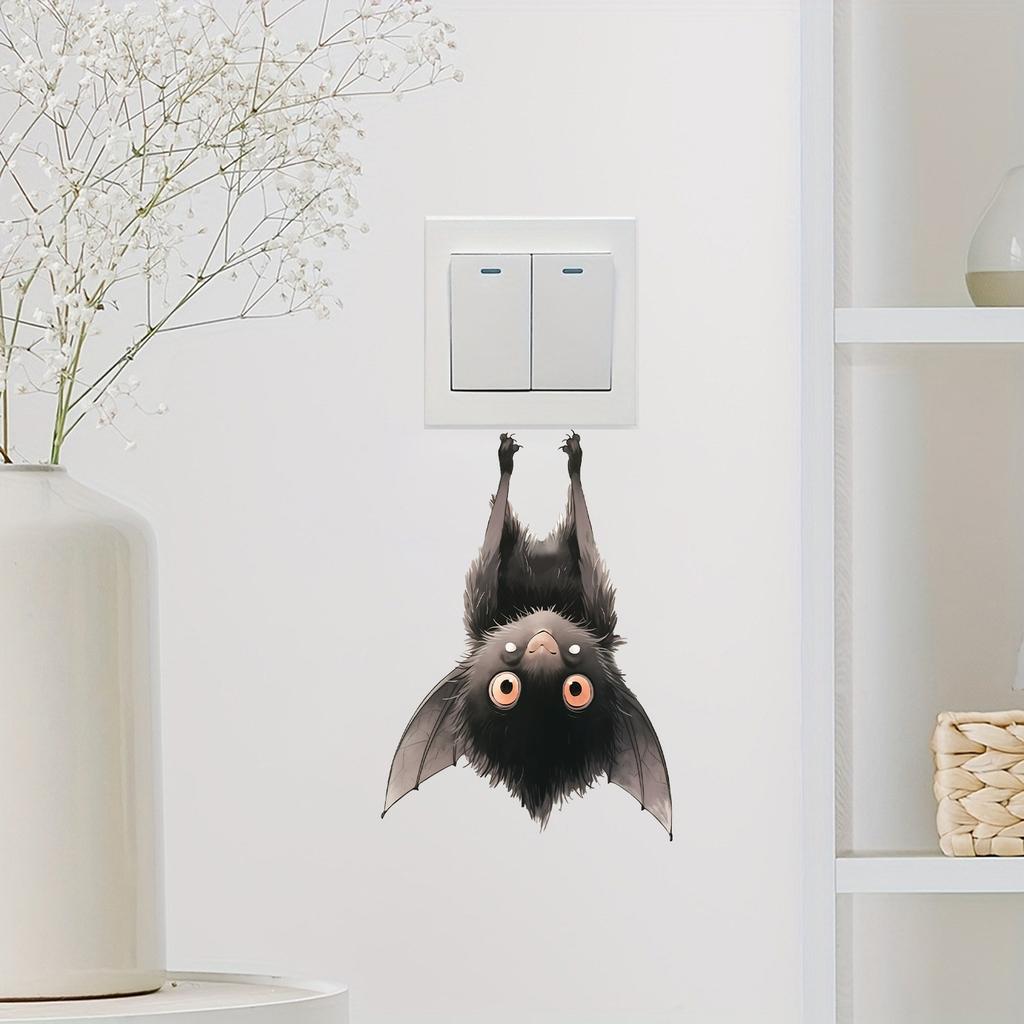 Fledermaus Wandaufkleber für Wohnzimmer Schlafzimmer Badezimmer Selbstklebend Abnehmbar Heimdekoration