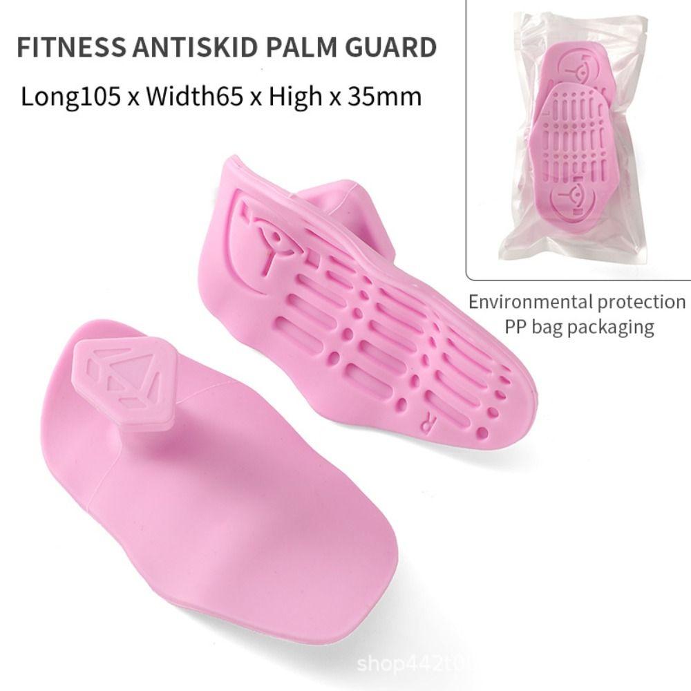 1 Pair Anti-slip Workout Gym Gloves Elastic Silicone Palm Grips Weight Lifting Grips  Weightlifting
