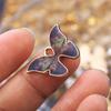 10pcs/lot Enamel Metal Colorful Butterfly Charms Pendant for DIY Necklace Bracelet Key Chain Jewelry Findings Making Accessories