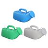 Male Urinal Plastic with Handle & Lid 1200ml Pee Bottle Men's Potty Bedpan for Hospital Emergency Car Camping Bedridden Patients
