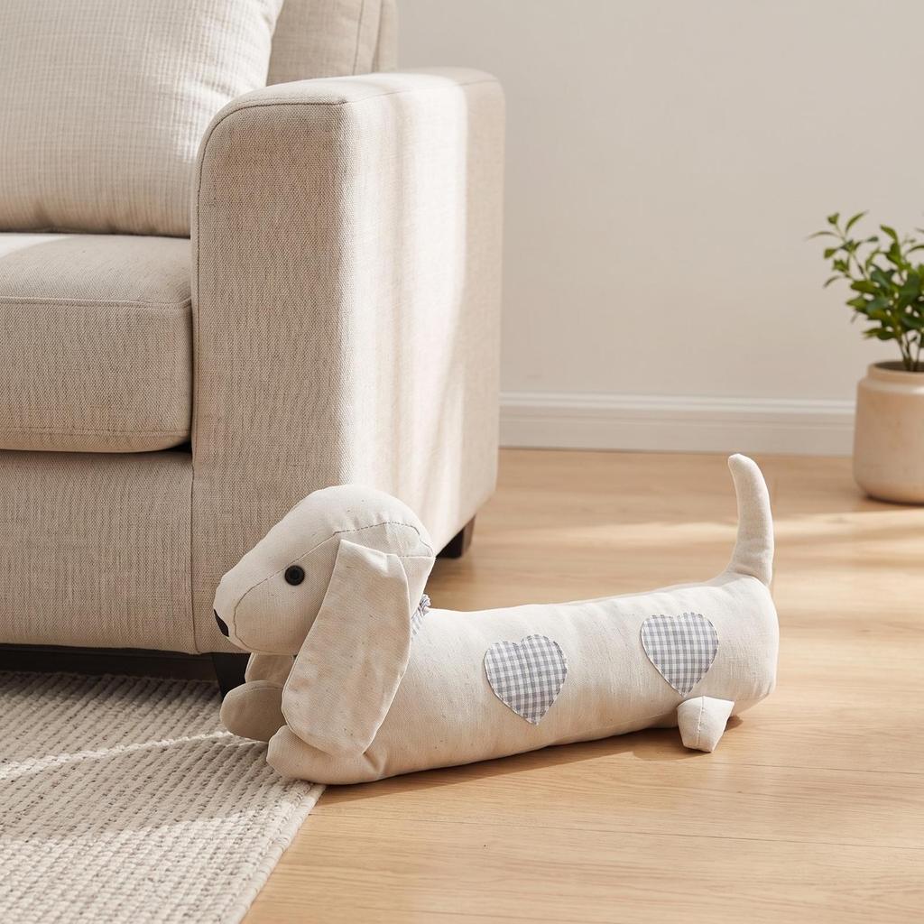 Dog Door Stopper Cute Decorative Animal Airflow for Living Room