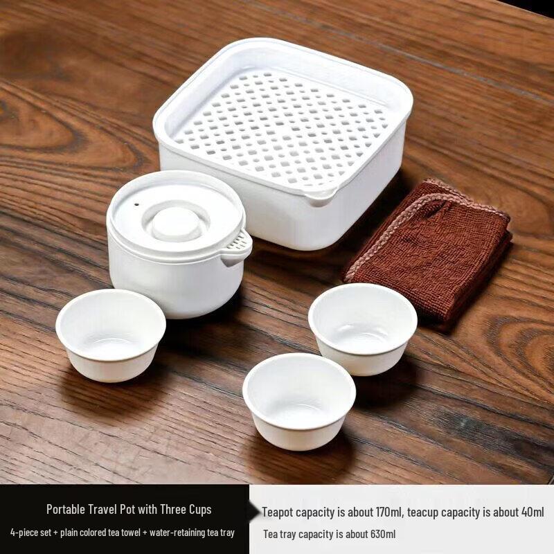 UOSO Disposable Heat-Resistant Plastic Teacups
