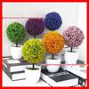Artificial Mini Grass Ball Bonsai for Living Room or Bedroom Decoration