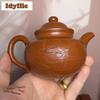 200ml Vintage Yixing Purple Clay Teapots Handmade Lotus Seed Pot Raw Ore Dahongpao Mud Tea Maker Kettle Zisha Tea Set Gifts