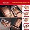 NIO ES9 Center Console Silicone Protective Pad with Full Coverage Cup Holder and Interior Storage