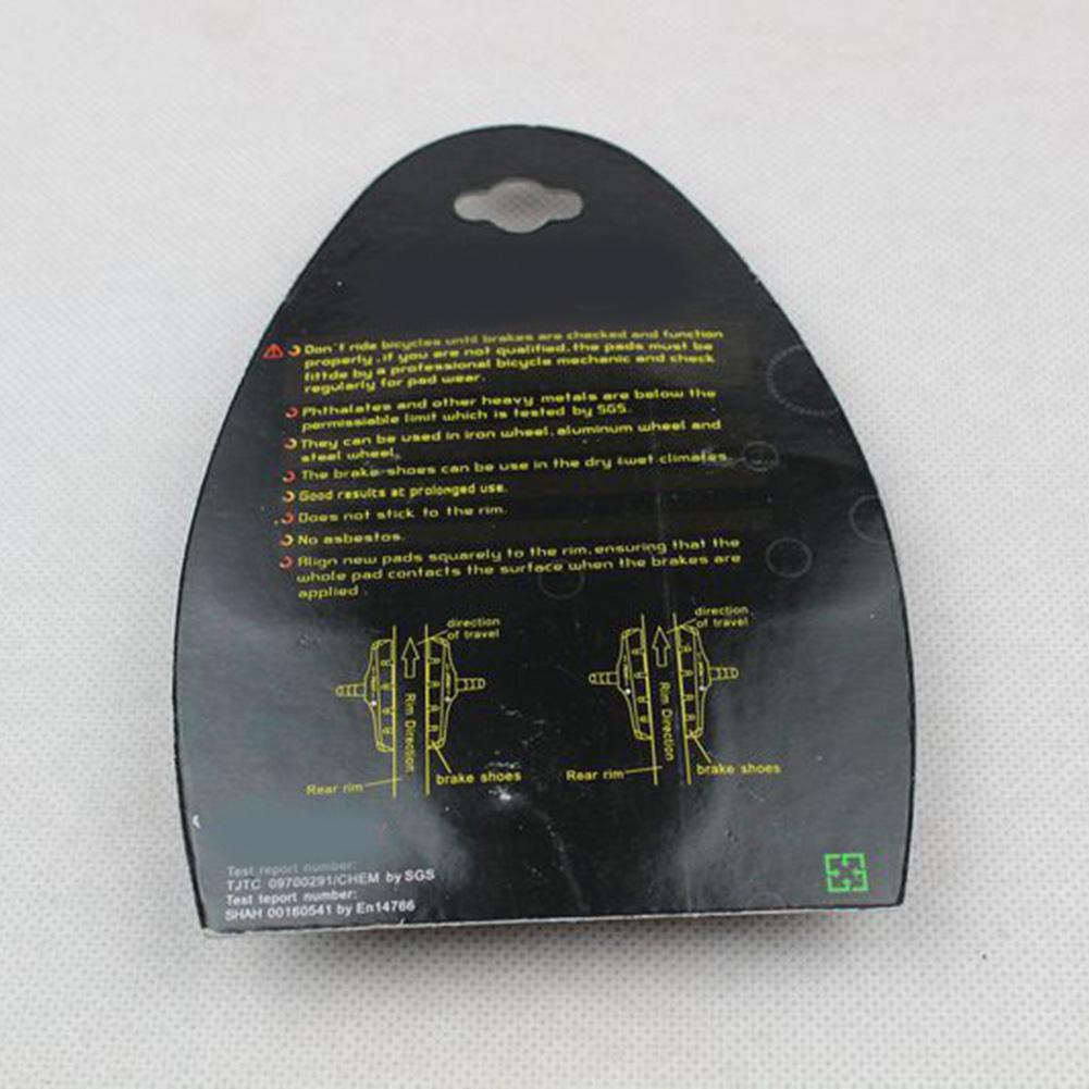 Sturdy Durable Rubber Mountain Road Folding Bike Bicycle Cycling Riding Brake Pads Blocks