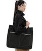 Saintcrew Pentagon Pocket Oversized Eco Bag Pp-108 Black Denim Whs