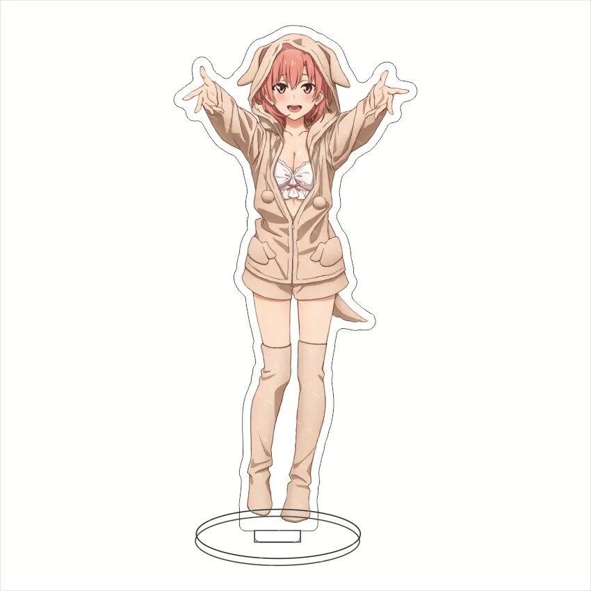 Anime My Teen Romantic Comedy SNAFU Stand Model Plate Yukino Yukinoshita Yuigahama Yui Isshiki Iroha Figures Standing Collection
