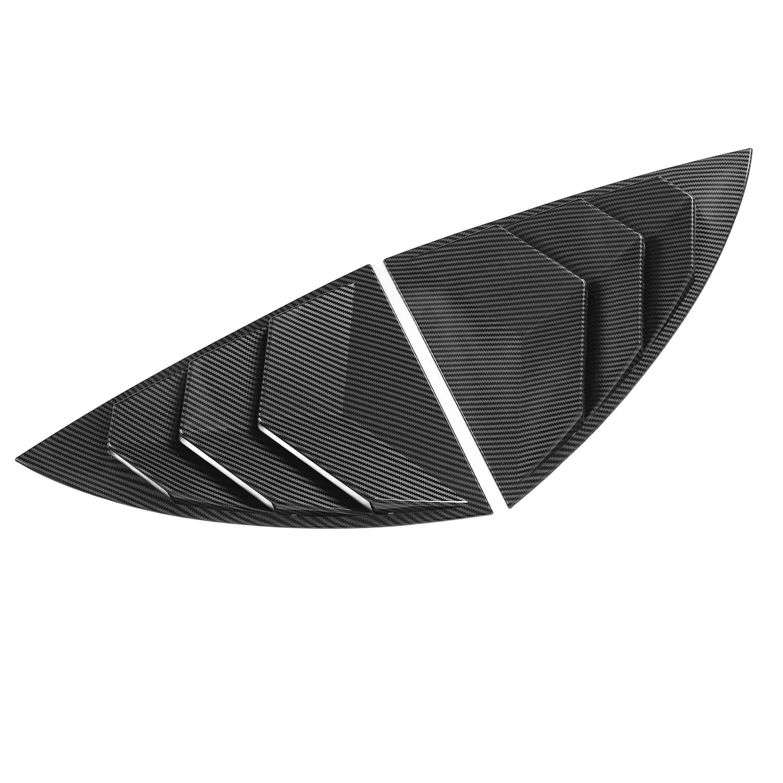 

2PCS Side Window Spoiler Splitter Shade Cover Replacement For 2021 to 2023