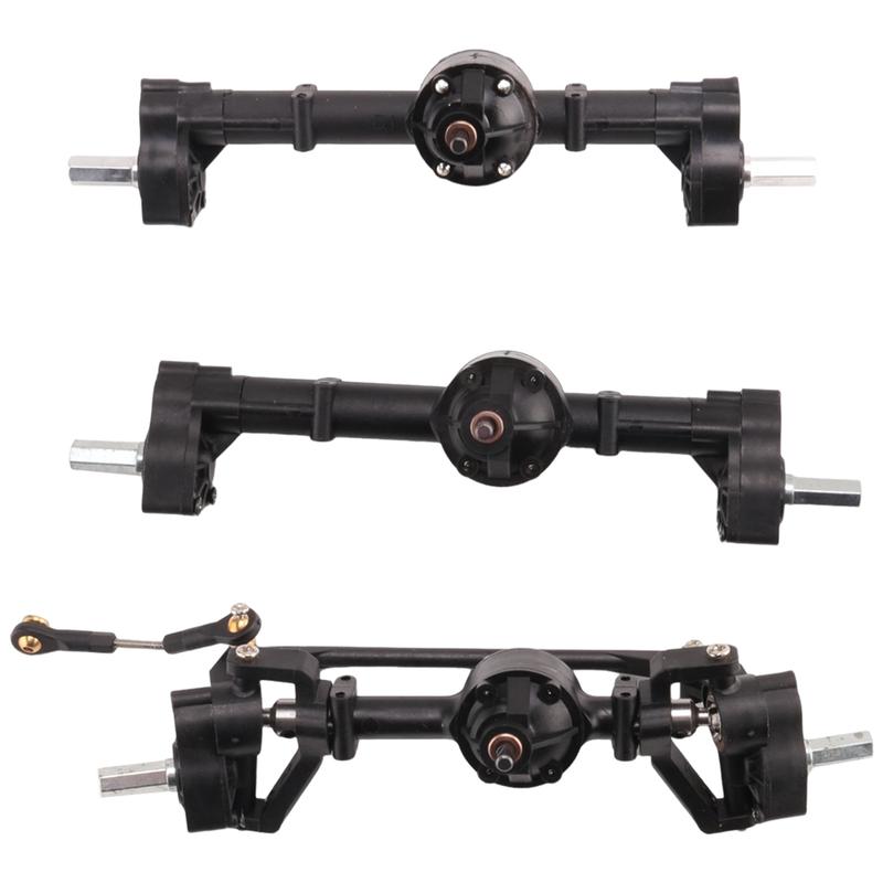 Practical 3Pcs Front Middle Rear Portal Axle Set for WPL B16 B36 6X6 6WD 1/16 RC Car Upgrade Parts Accessories