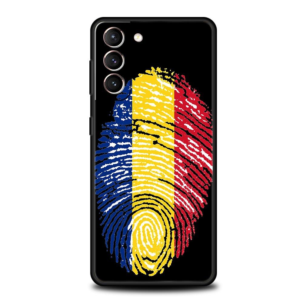 Romania Flag Phone Case For Samsung Galaxy S25 Edge S24 S23 S22 S20 Ultra S21 FE 5G S10 Plus Soft TPU Cover