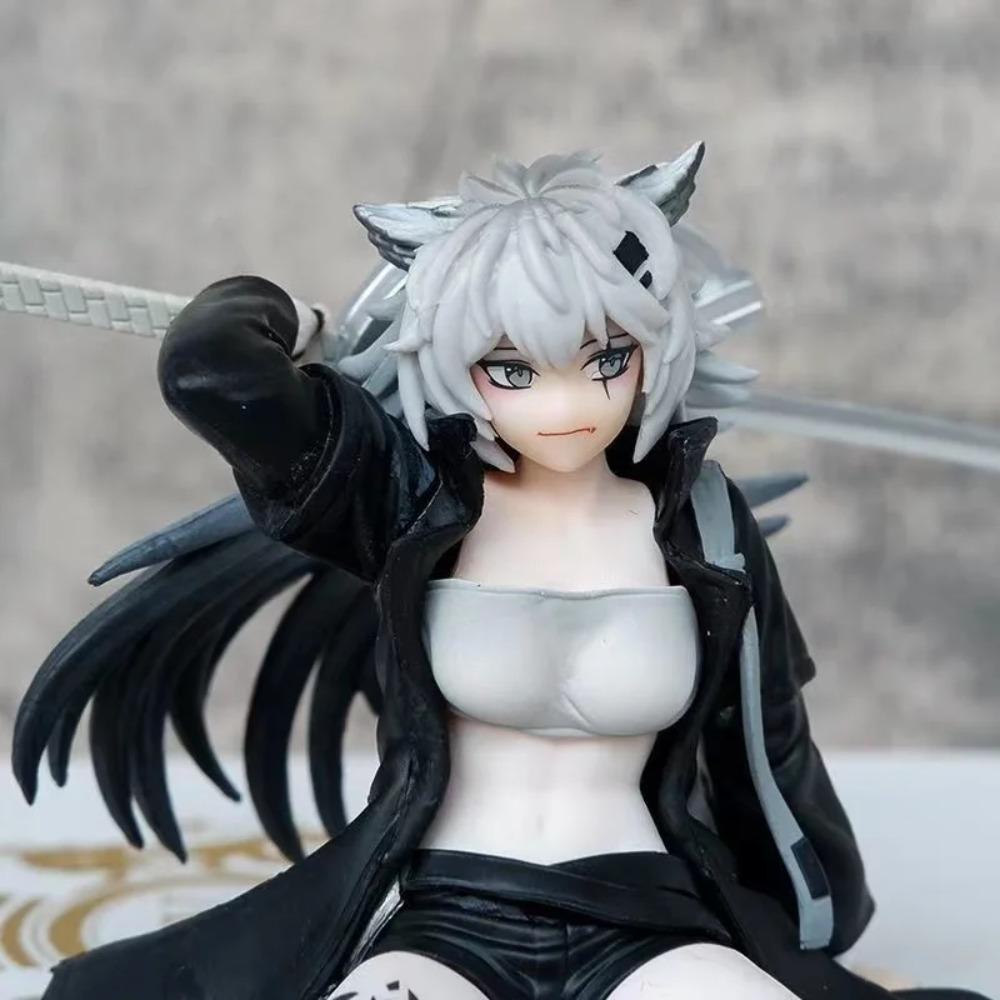 Kawaii Anime Wolf Girl Figure, Pvc Collectible Model, Desktop Decor Gift For Fans