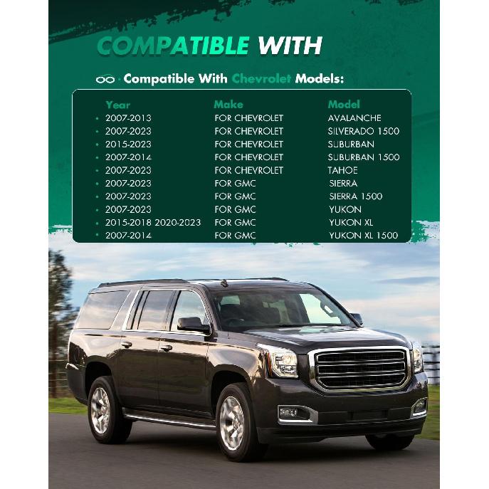 SCITOO 1 Inch Front Leveling Lift Kit Car Lift Strut Spacers Compatible with for Chevrolet Silverado for GMC Yukon 2007-2018