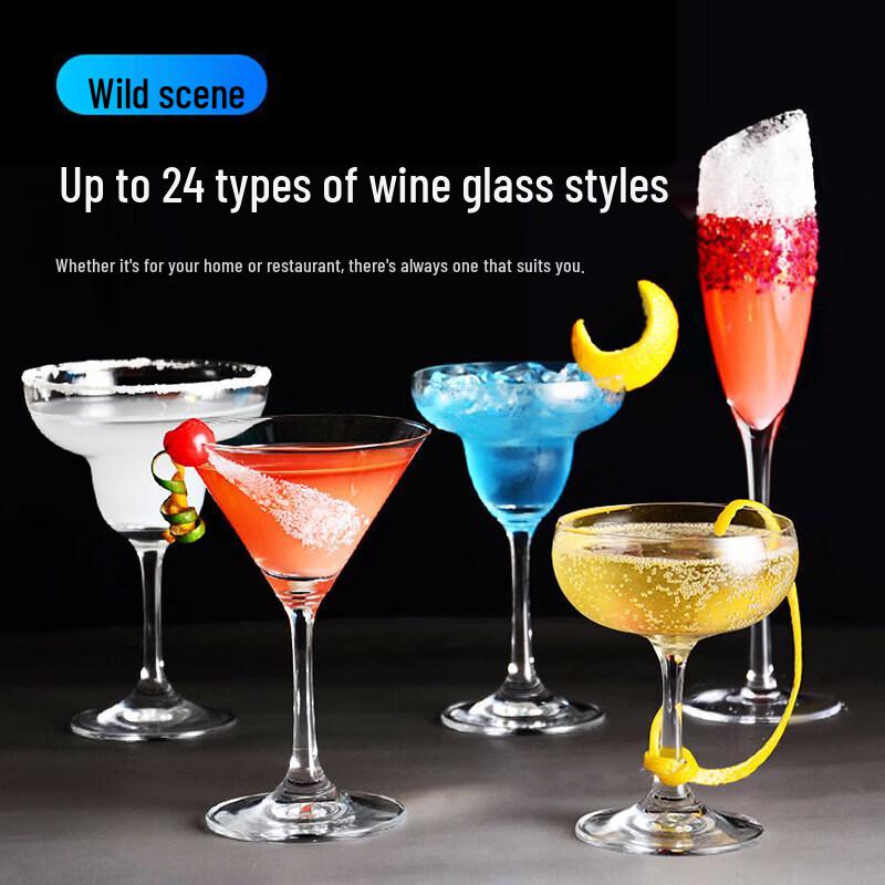 Qiwei Martini- und Champagnerglas-Set