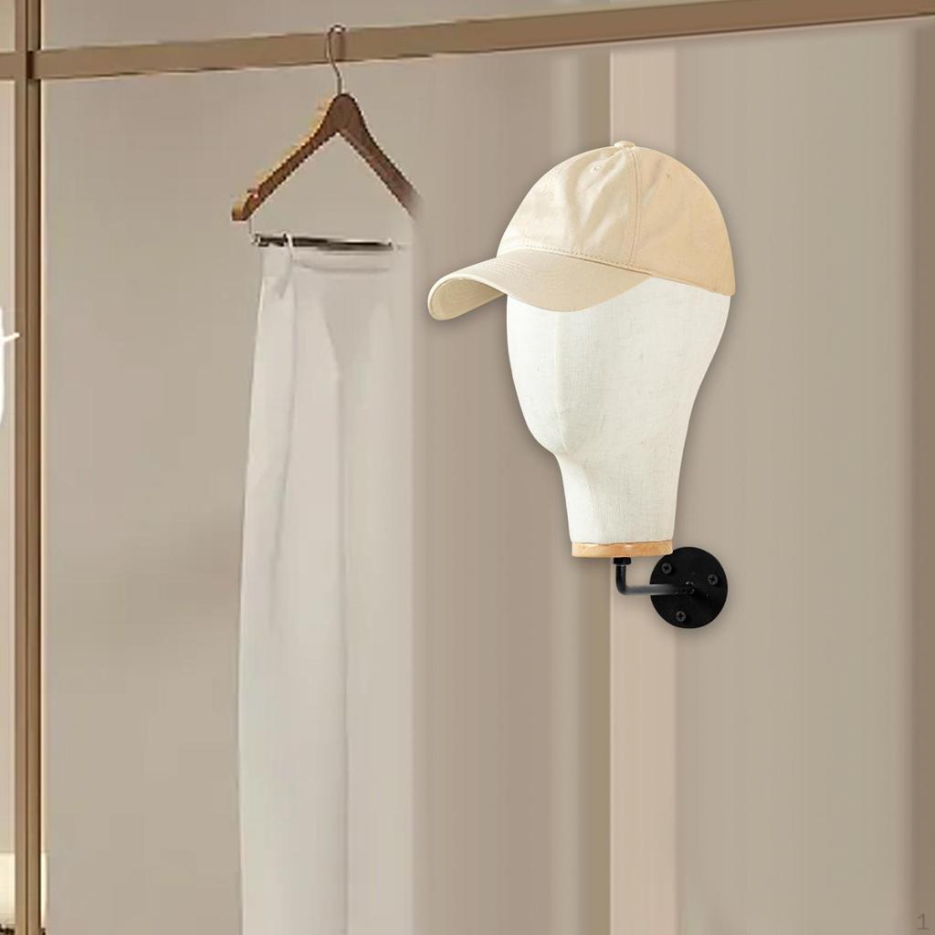 Canvas Mannequin Head Display for Wigs And Hats In Home Or Salon