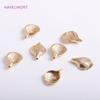 14K Gold Plated Calla Beads Caps High Quality Brass Metal Flower Tassel Caps DIY Jewelry Making Accessories