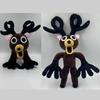 2026 New 99 Nights In The Forest Plush Game Merchandise Brown Stand And Sit Elk Deer White Owl Stuffed Doll Pillow For Kid Gifts