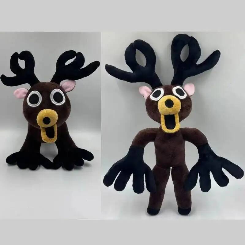 2026 New 99 Nights In The Forest Plush Game Merchandise Brown Stand And Sit Elk Deer White Owl Stuffed Doll Pillow For Kid Gifts