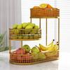 Luxury Multi-Layer Fruit and Snack Display Basket for Living Room Coffee Table