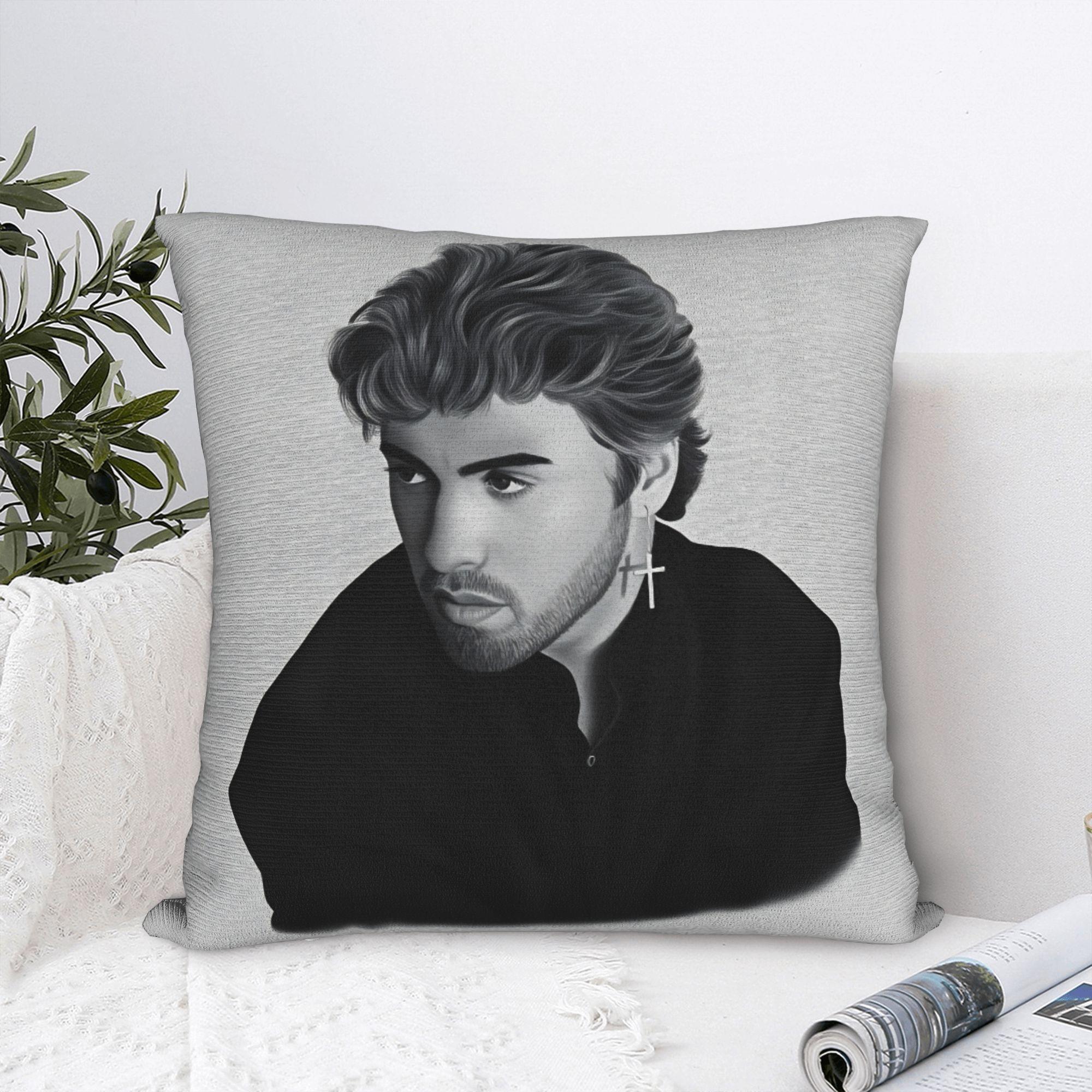 Fine Glasses Unisex Singer George Michael Pillow Case Cute Funny Pillow Cover Print Pillowcases For Sofa Couch Bed Living Room