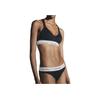 Calvin Klein Logo Print Non-Adjustable Strap Bra Women underwear Black QF5490-001