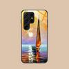 Abstract Oil Painting Phone Case for Samsung Galaxy S26 S25 S24 S23 S22 S21 S20 Note20 Plus FE Ultra Glass Protective Cover