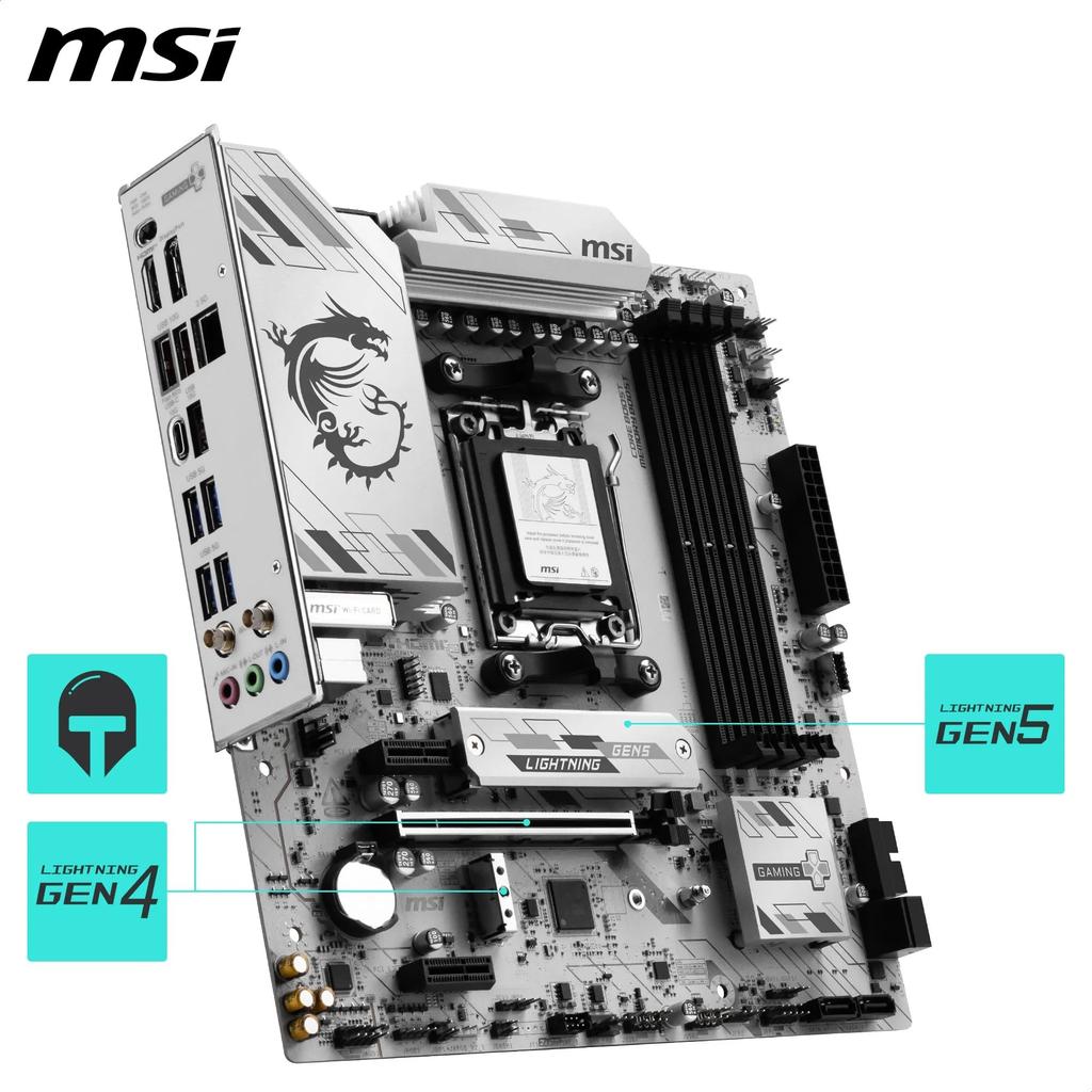 MSI B850M GAMING PLUS WIFI6E Gaming Motherboard MB6803 Micro-ATX