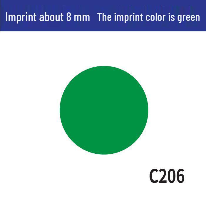 Mała Okrągła Pieczątka Nauczyciela: Pięcioramienna gwiazda dla zachęty i kontroli jakości