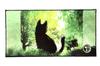 TOYGER Fuwaprema A Brand New Playmat Like a Luxurious Carpet TCG Card Game Playmat Black Cat and Little - - (Animal Bird)