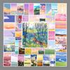 50 Landscape Oil Painting Stickers for Luggage, Laptops, Cars & Bikes