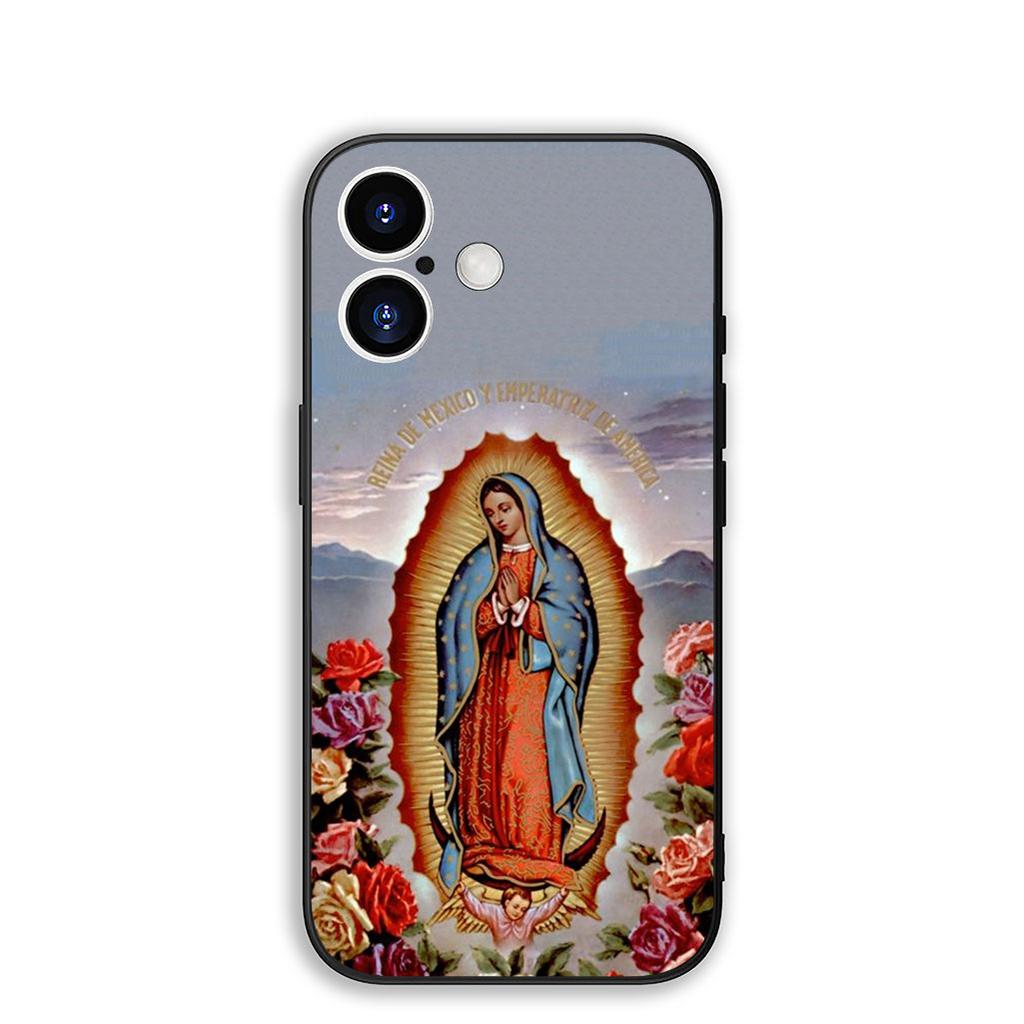 Cover for Samsung Galaxy S25 S24 S23 Fe Ultra Plus S7 Edge A05 A06 A16 A15 A35 Protective Phone Case Virgen de Guadalupe