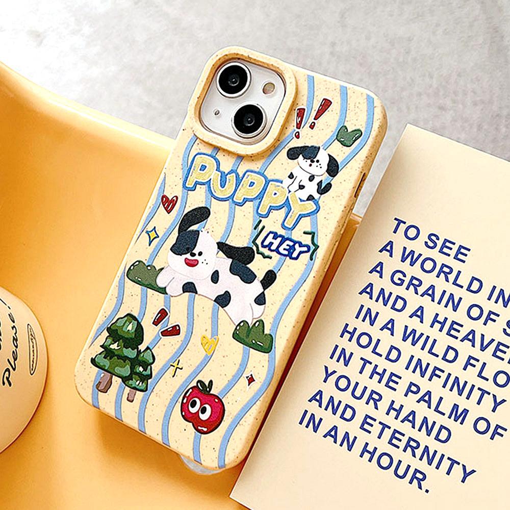 Søt tegneseriedyr mykt deksel til iPhone 16 15 Pro Max 14 Plus 14 Pro Fashion Phone Deksel for iPhone 13 11 Pro Max XR XS Max X 7 8 Plus SE 2022