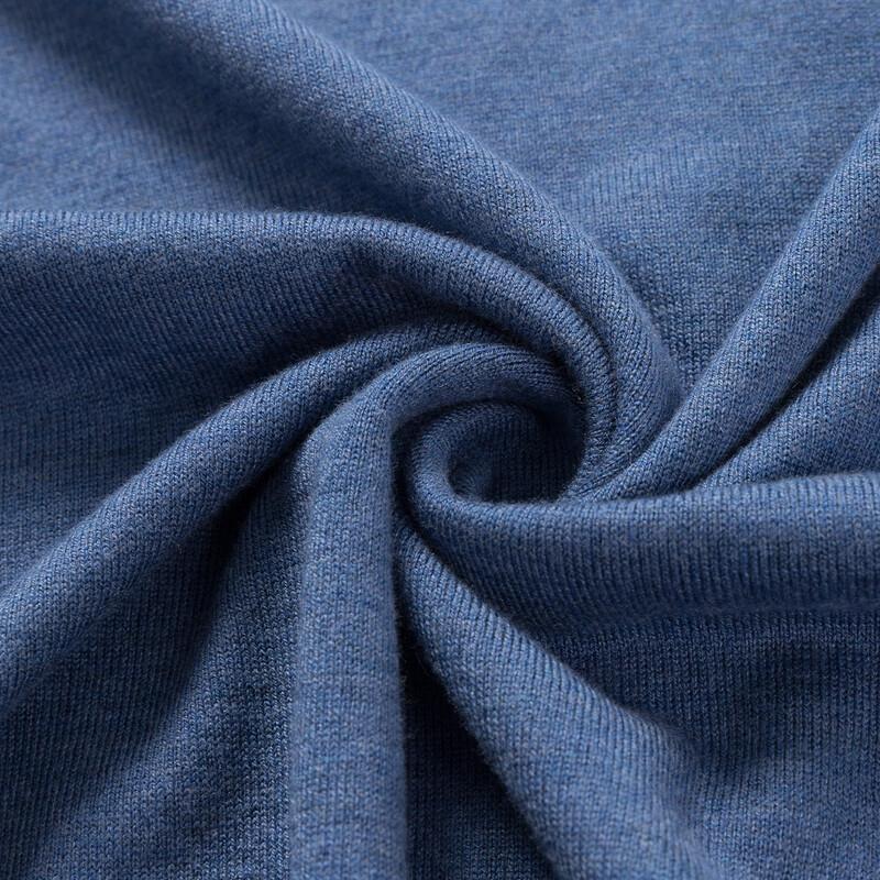 MONTAGUT Men's Silk Blend Long Sleeve Knit Sweater