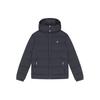 Solid Color Casual Hooded Down Jacket Men Jackets Navy-Blue F51M348913A-NV