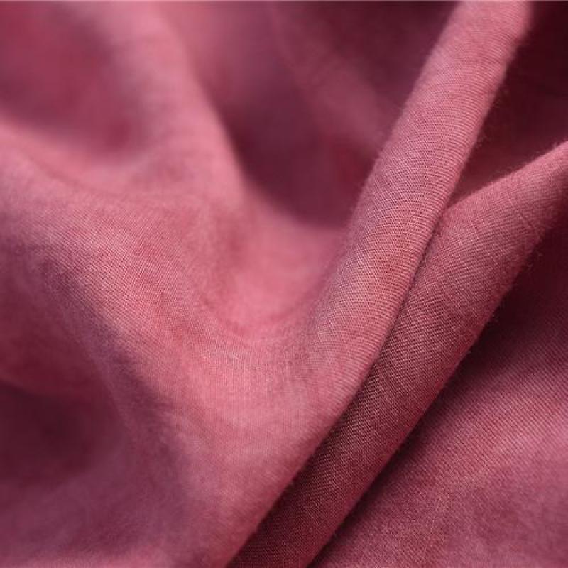 Johnature Spring Autumn Full Length Retro Pants Elastic Waist Tie Dye Wide Leg Women Lace Up Pants