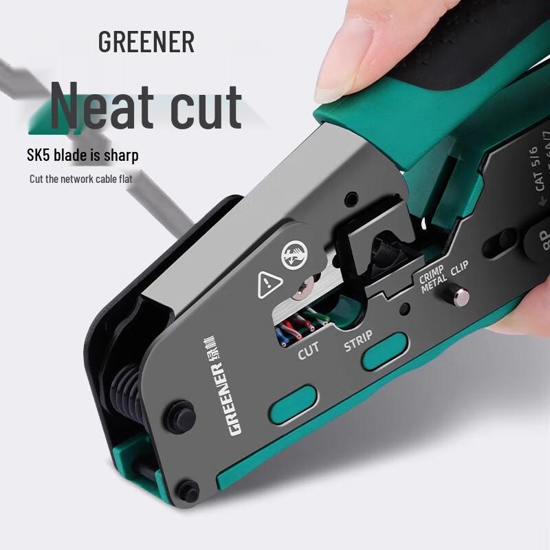 GREENER Professional Network Cable Crimping Tool