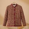 Hodo Women's Thermal Padded Floral Cardigan