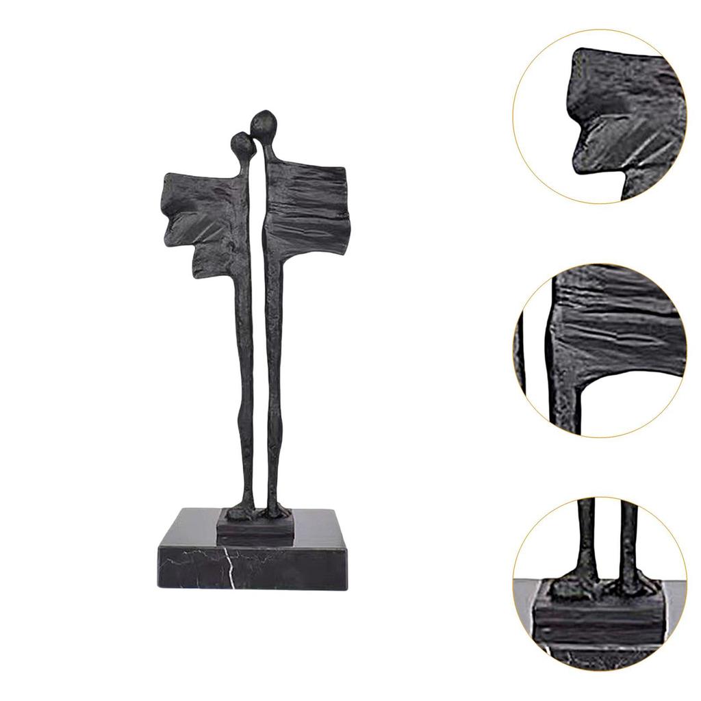 Abstract Sculpture Abstract Couple Statue for Shelf Entrance Cabinet Decor