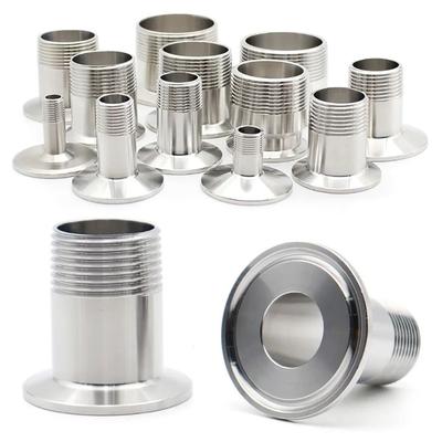 1 szt. 1/4" 3/8" 1/2" 3/4" 1" Złącze rurowe SUS304 Sanitarny Adapter TriClamp Nowy zacisk Tri Clamp
