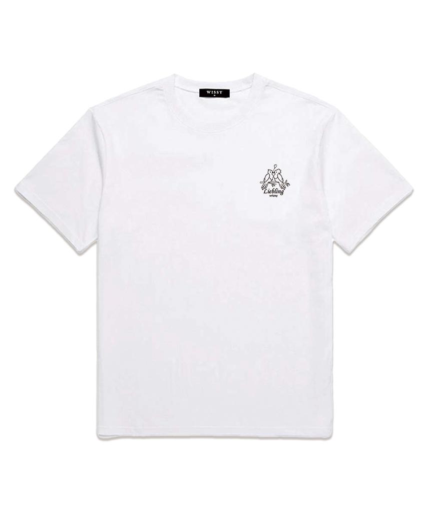 Wissi Liebling Logo Short Sleeve T-Shirt (Ws018) White