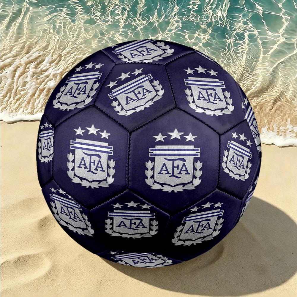 1pc Argentina Football Crest Size 5 Soccer Ball, Suitable for Practice Matches/tournament Training,Lightweight and Durable Logo7074