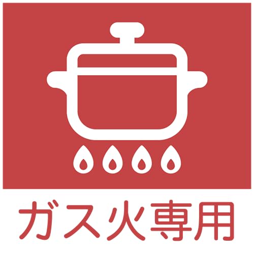 PEARL METAL Cook Pot, Enamel, Deep, 12cm, Red, Crasso, HB-5068