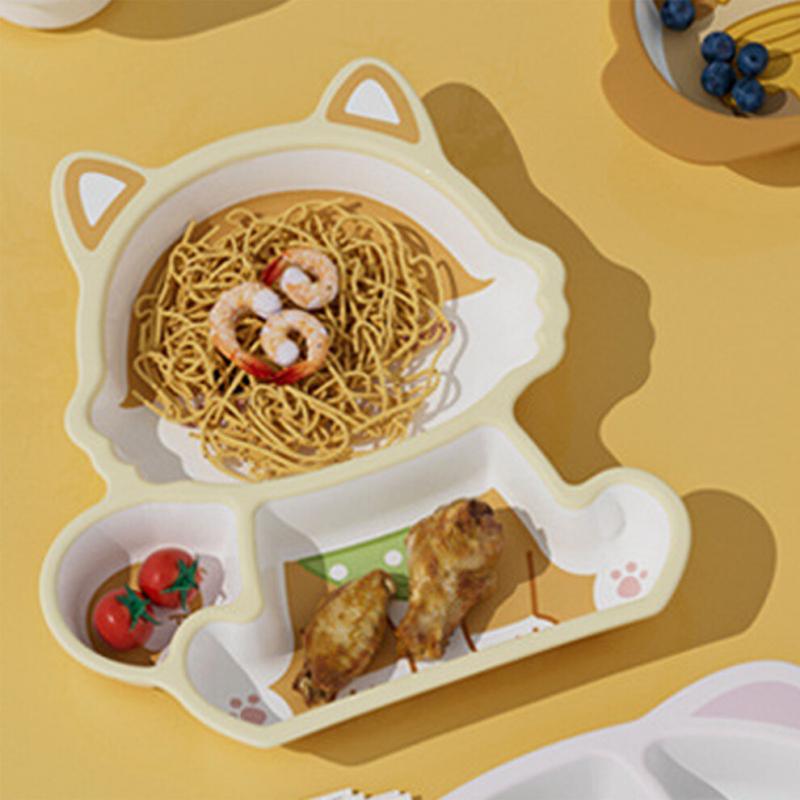 Kleinkindteller Sturzfest Niedlich Cartoon Sicher