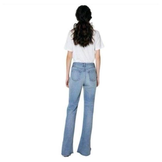 MOUSSY Flare Denim Side Slit Boot Cut 26 Flare Denim Y2K Side Slit Slim Flare Denim