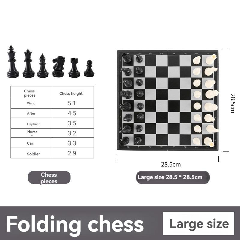 Magnetic Chess Folding Portable Storage Magnetic Attraction Children s Parent Child Entertainment Competition Training