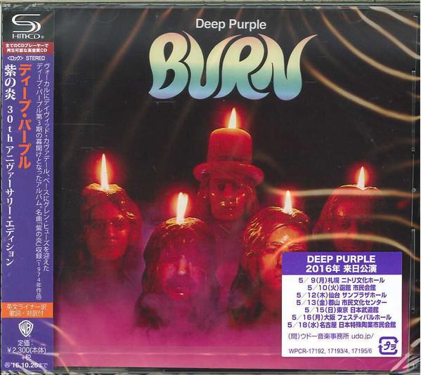 

CD DEEP PURPLE Burn 30th Anniversary EditionSHM WPCR17192 RHINO 2016 Япония Оби Рок